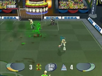 Sega Soccer Slam screen shot game playing